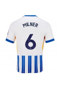 Fotbalové Dres Brighton James Milner #6 Domácí Oblečení 2024-25 Krátký Rukáv